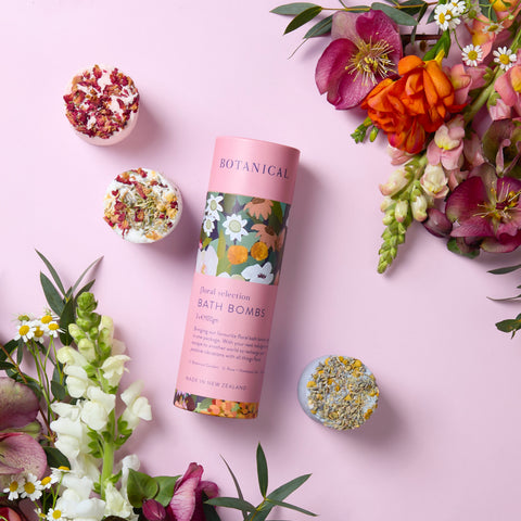 Bath Bomb Floral Selection Gift Tube