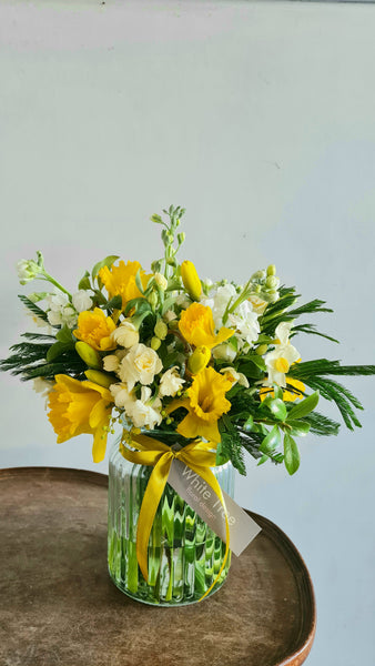 Springs In glass vase